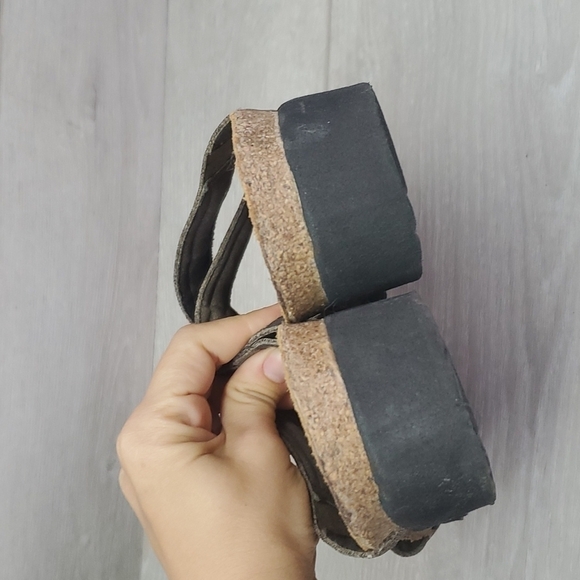 Naot Womens Leather Comfort Platform Sandals shoes sz 41 US 10 - Picture 5 of 12